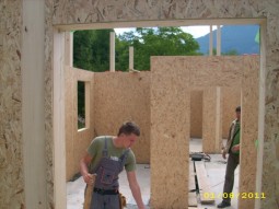 bauphasen - Fertighaus Pasterk, Österreich