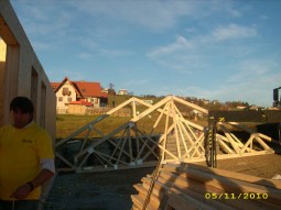 faze gradnje  -  montažna hiša v Avstriji