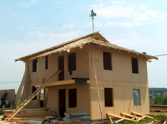 faze gradnje - montažna kuća Iva