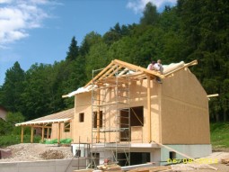 faze gradnje - Prefabricated houses Pasterk, Austrija