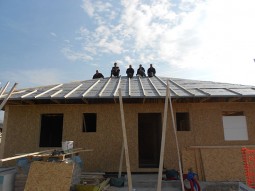 faze gradnje za montažno hišo v Sloveniji
